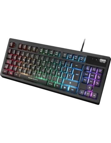 Mars Gaming MKAXES Teclado TKL H-Mech RGB Reposamuñecas Negro