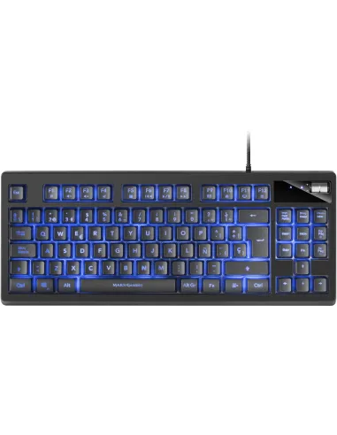 Mars Gaming MKAXES Teclado TKL H-Mech RGB Reposamuñecas Negro