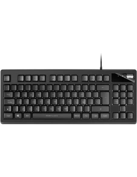 Mars Gaming MKAXES Teclado TKL H-Mech RGB Reposamuñecas Negro