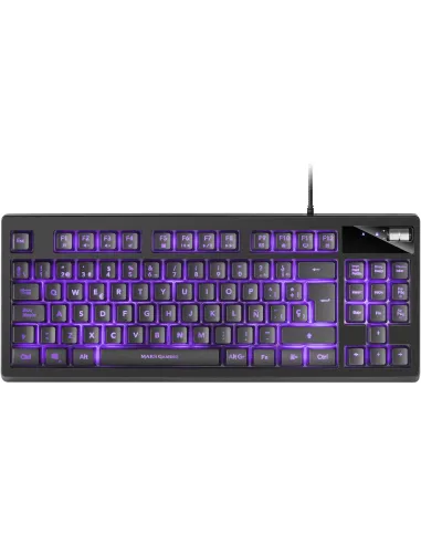 Mars Gaming MKAXES Teclado TKL H-Mech RGB Reposamuñecas Negro