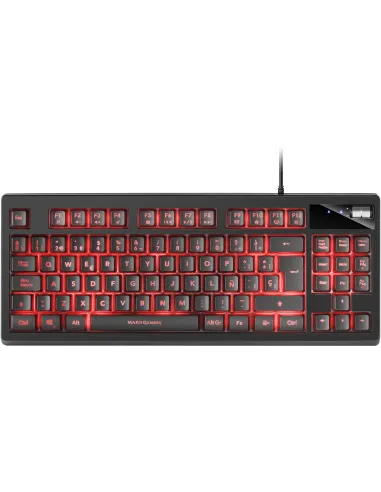 Mars Gaming MKAXES Teclado TKL H-Mech RGB Reposamuñecas Negro
