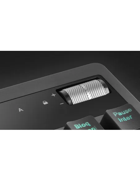 Mars Gaming MKAXES Teclado TKL H-Mech RGB Reposamuñecas Negro