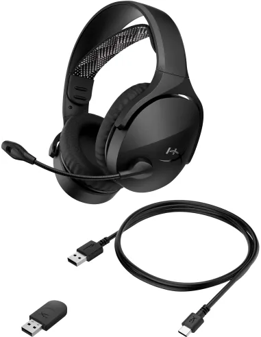 HP HyperX Cloud Jet AJ0T1AA Auriculares Gaming Inalámbricos Bluetooth 5.3 Negros