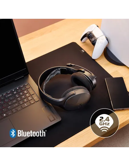 HP HyperX Cloud Jet AJ0T1AA Auriculares Gaming Inalámbricos Bluetooth 5.3 Negros