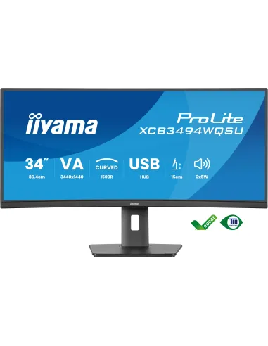 Iiyama ProLite XCB3494WQSU-B1 34" LED VA UltraWide QHD 120Hz Altura Ajustable FreeSync Premium
