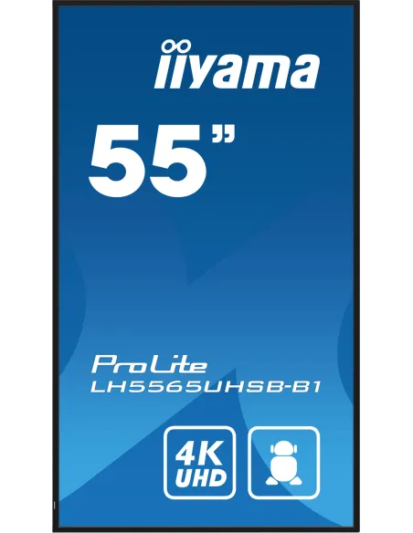Iiyama LH5565UHSB-B1 Pantalla Interactiva 55" LED 4K Ultra HD Negro