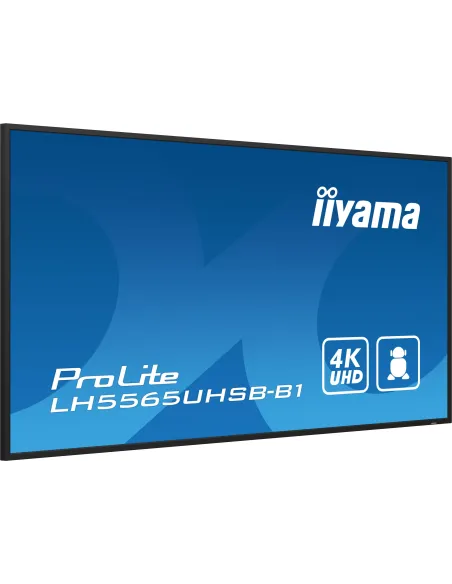 Iiyama LH5565UHSB-B1 Pantalla Interactiva 55" LED 4K Ultra HD Negro