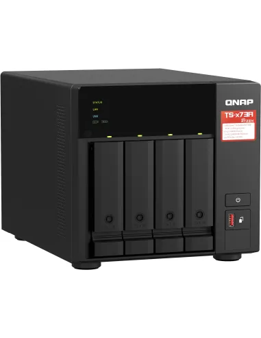 Qnap TS-473A + QSW-1105-5T Bundle Pack AMD Embedded V1500b/8GB NAS 4 Bahías con Switch de 5 Puertos