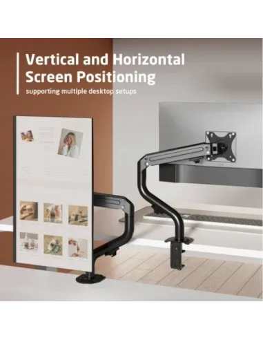 Ewent EW1533 Soporte de Escritorio para Monitores de 17" a 32" Negro