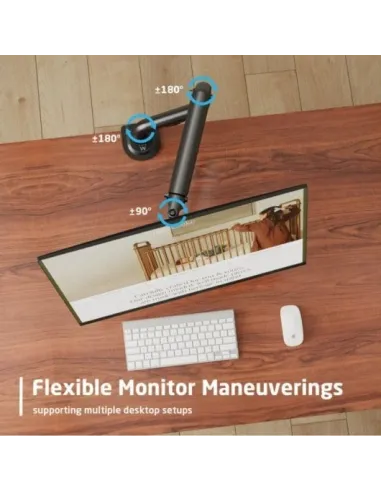 Ewent EW1533 Soporte de Escritorio para Monitores de 17" a 32" Negro