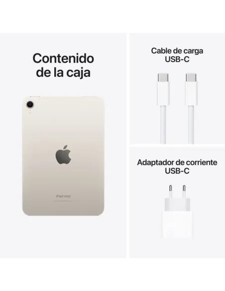 Apple iPad mini 2024 128GB WiFi Blanco Estrella