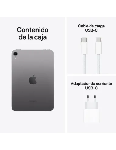 Apple iPad mini 2024 256GB WiFi Cellular Gris Espacial