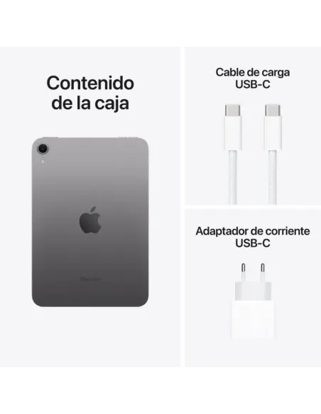 Apple iPad mini 2024 256GB WiFi Cellular Gris Espacial