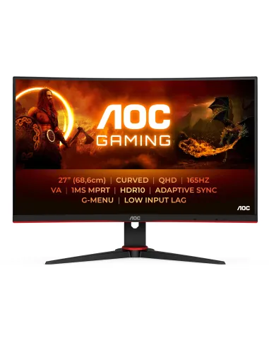 AOC G2 CQ27G2SE/BK 27" LCD VA 2K QHD 165Hz