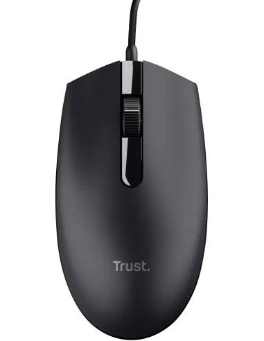 Trust Basi Ratón Óptico 1200DPI Negro