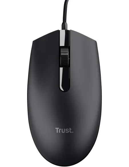 Trust Basi Ratón Óptico 1200DPI Negro