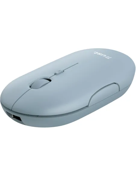 Trust Puck Ratón Inalámbrico 1600DPI Azul