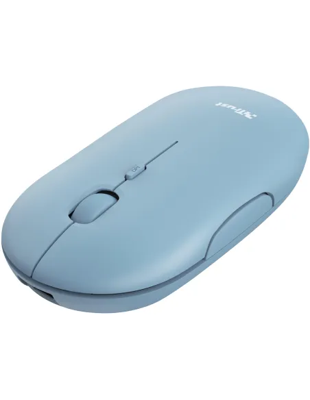 Trust Puck Ratón Inalámbrico 1600DPI Azul