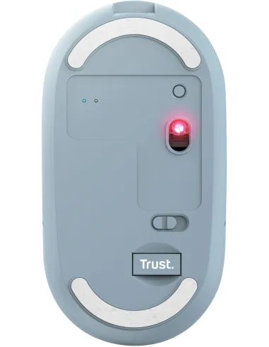 Trust Puck Ratón Inalámbrico 1600DPI Azul