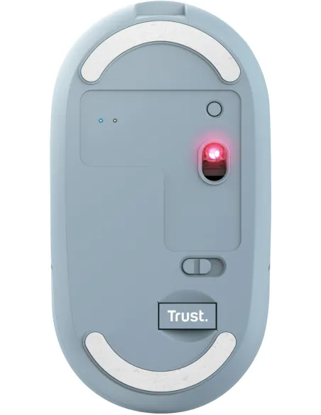 Trust Puck Ratón Inalámbrico 1600DPI Azul