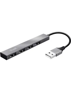 Trust Halyx  HUB USB-A 2.0 4 Puertos Gris-1349128