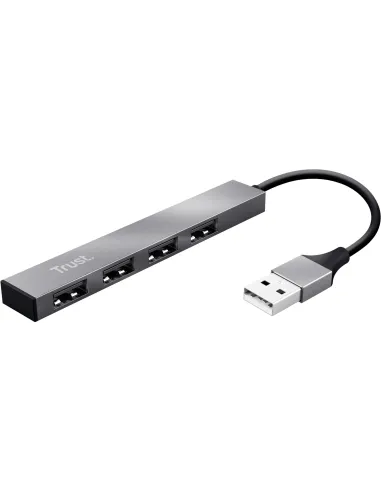 Trust Halyx  HUB USB-A 2.0 4 Puertos Gris