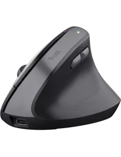 Trust Bayo II Ratón Vertical Inalámbrico Óptico para Mano Derecha 2400 DPI Negro-1376421