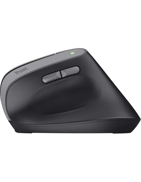 Trust Bayo II Ratón Vertical Inalámbrico Óptico para Mano Derecha 2400 DPI Negro