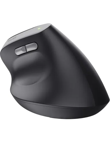 Trust Bayo II Ratón Vertical Inalámbrico Óptico para Mano Derecha 2400 DPI Negro
