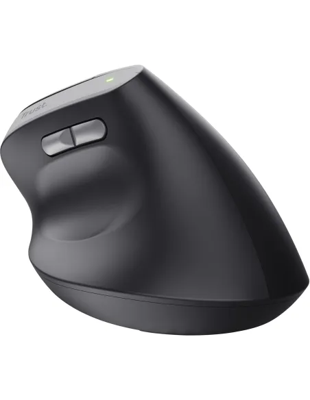Trust Bayo II Ratón Vertical Inalámbrico Óptico para Mano Derecha 2400 DPI Negro