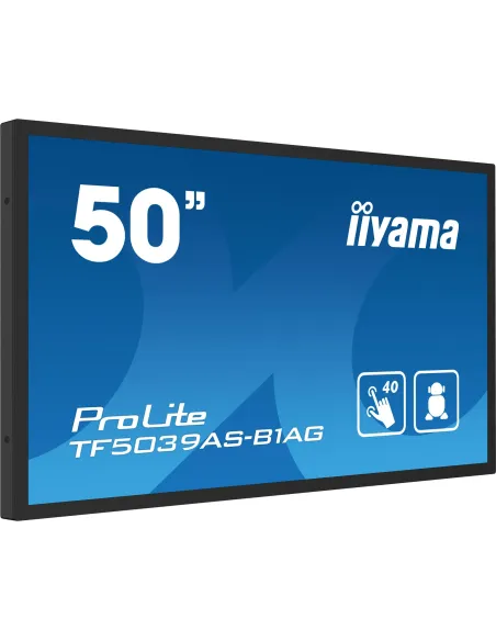 Iiyama TF5039AS-B1AG Pantalla Interactiva 50" LED 4K UHD Negra