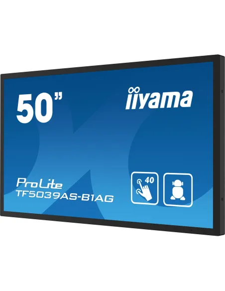Iiyama TF5039AS-B1AG Pantalla Interactiva 50" LED 4K UHD Negra