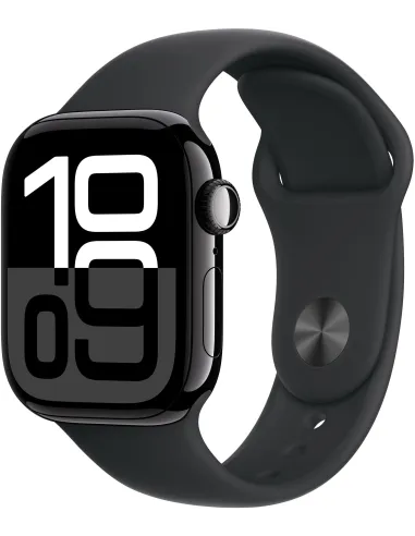 Apple Watch Series 10 MWWE3QL/A GPS 42mm Caja Aluminio Negro Azabache con Correa Deportiva Negra S/M