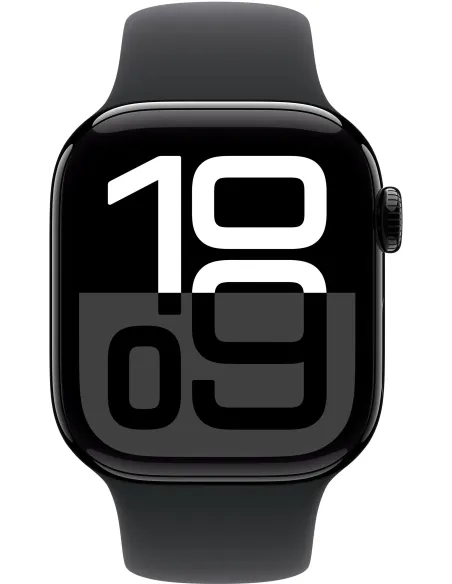 Apple Watch Series 10 MWWE3QL/A GPS 42mm Caja Aluminio Negro Azabache con Correa Deportiva Negra S/M