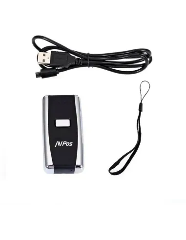 AVPos AVP-BT01-2D Lector de Código de Barras 1D/2D Blanco