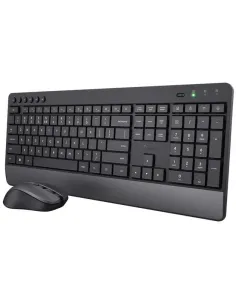 Trust Trezo Combo Teclado Y Ratón Inalámbricos Negro-1366252