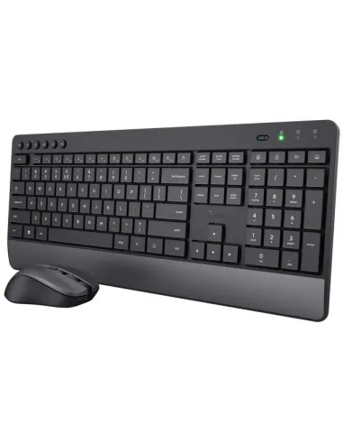 Trust Trezo Combo Teclado Y Ratón Inalámbricos Negro