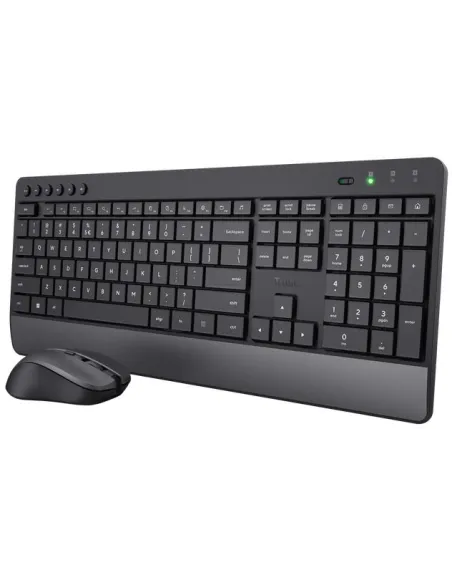 Trust Trezo Combo Teclado Y Ratón Inalámbricos Negro