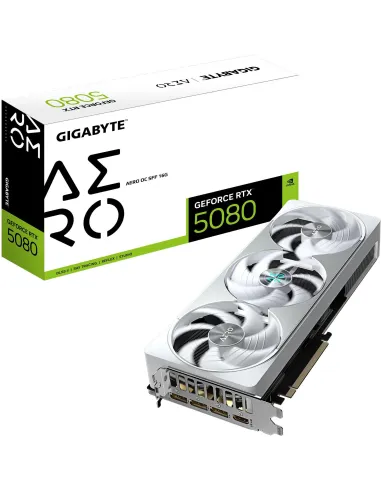 Gigabyte GeForce RTX 5080 AERO OC SFF 16GB DDR7 DLSS4 Blanco