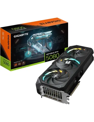 Gigabyte GeForce RTX 5080 Gaming OC 16GB DDR7 DLSS4 Negro