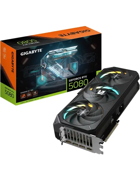 Gigabyte GeForce RTX 5080 Gaming OC 16GB DDR7 DLSS4 Negro