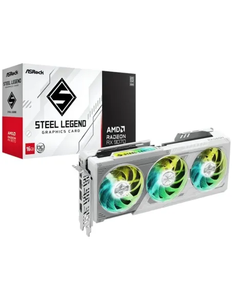 ASRock Steel Legend AMD Radeon RX 9070 OC 16GB GDDR6 FSR 4
