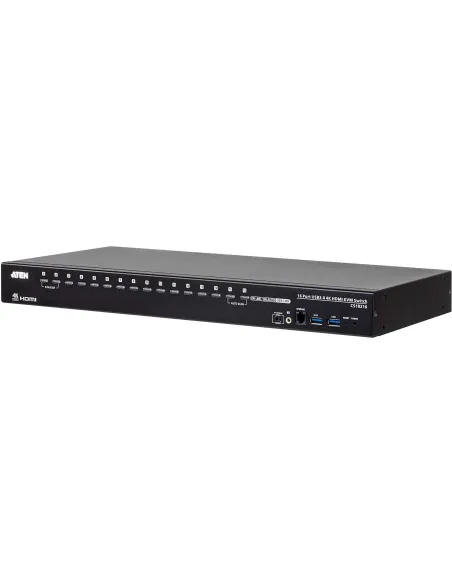 Aten KVM CS18216-AT-G Switch HDMI 4K USB 30 de 16 puertos Negro