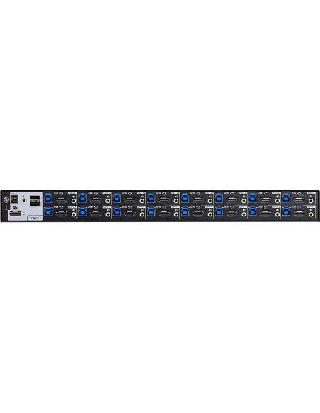 Aten KVM CS18216-AT-G Switch HDMI 4K USB 30 de 16 puertos Negro