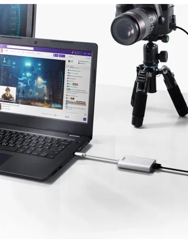 Aten CAMLIVE UC3020-AT Adaptador de Imagen HDMI a USB-C Blanco