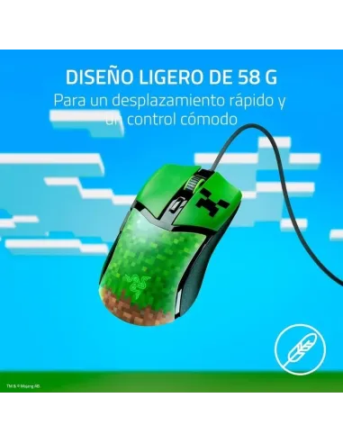 Razer Cobra Minecraft Edition Ratón Gaming Chroma RGB 8500DPI Verde