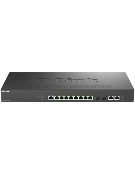 D-Link DMS-1250-12TP/E Switch Gestionado 8 Puertos Gigabit PoE + 2 Puertos Gigabit Ethernet