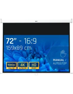 Iggual IGG319673 Pantalla de Proyección Manual 72" 159x89cm-MPRPAY0074
