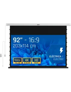 Iggual IGG319680 Pantalla de Proyección Eléctrica 92" 203x114cm-MPRPAY0075