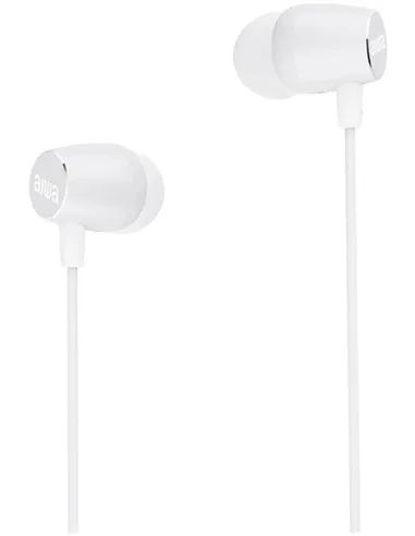 Aiwa ESTM-30WT Auriculares Blancos
